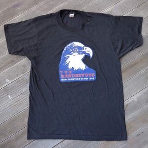 True Vintage 80s Motorcycle Biker Eagle TShirt